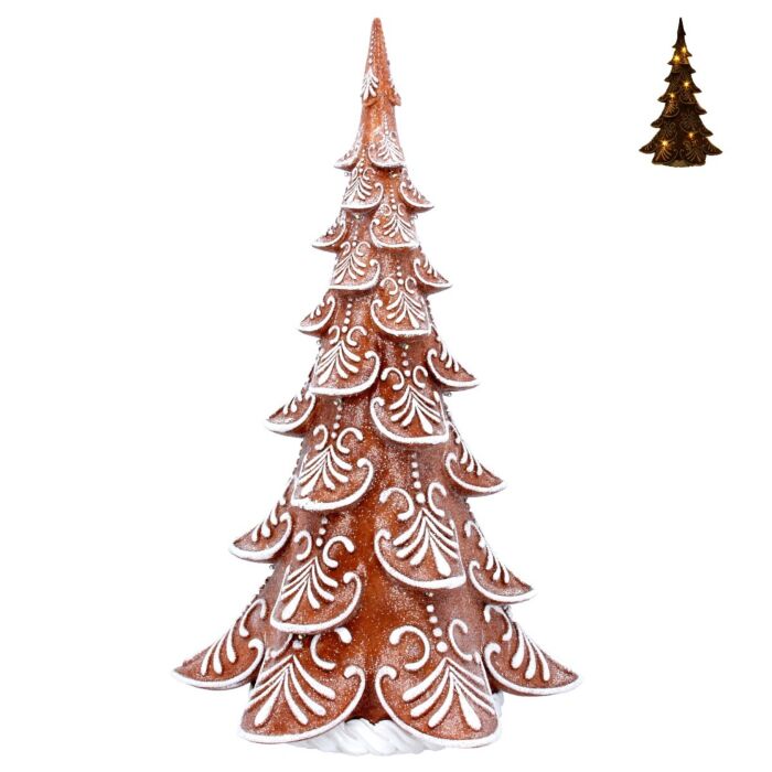 Gisela Graham LED Gingerbread Tree Decoration